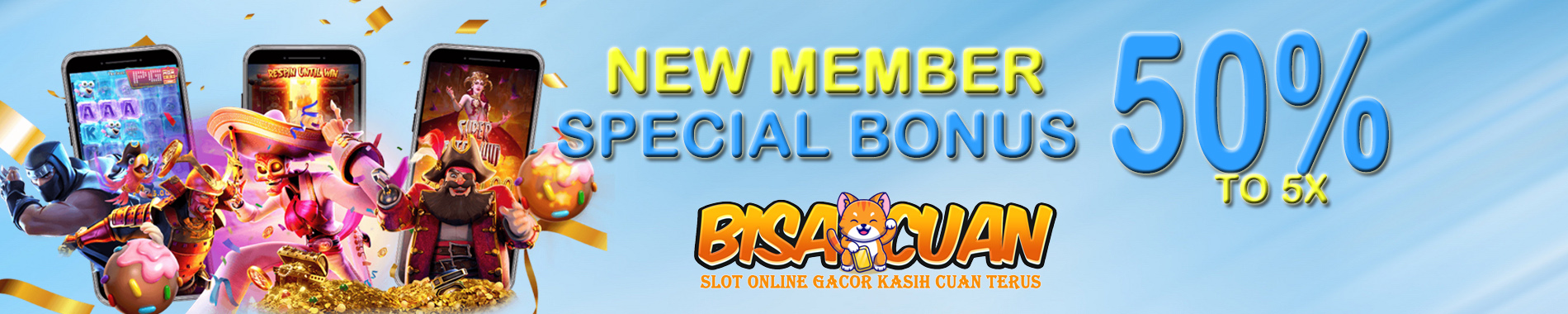 Bisacuan New Member Special Bonus